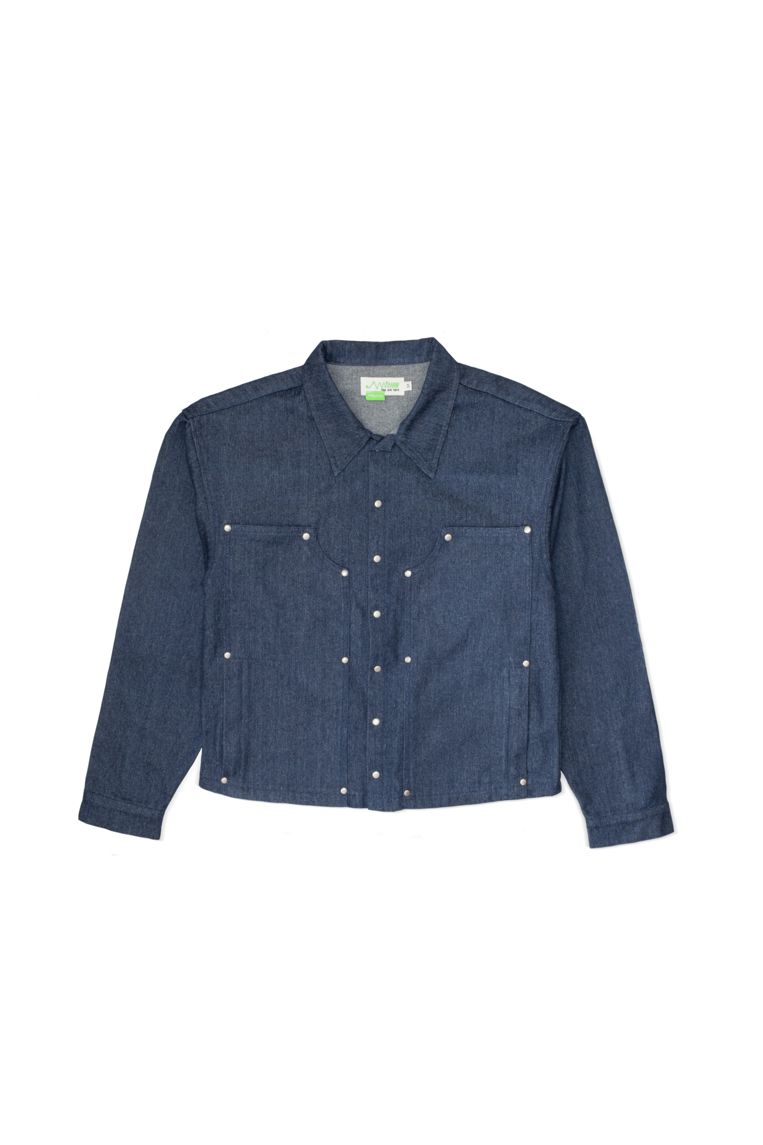 Double Knee L/S Shirt in Denim | Unsettle