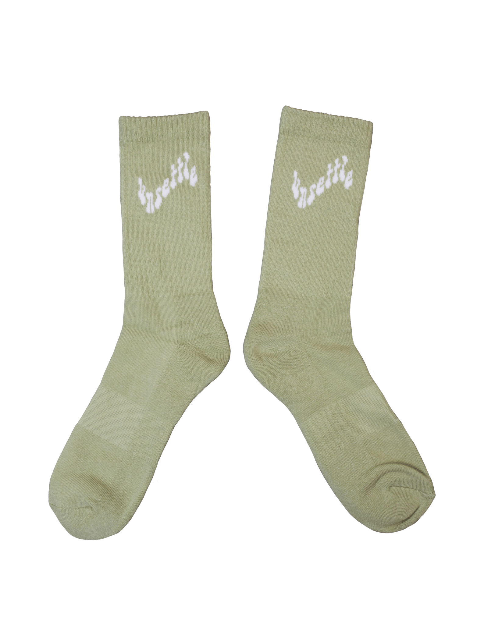 Wavy Crew Socks | Pistachio