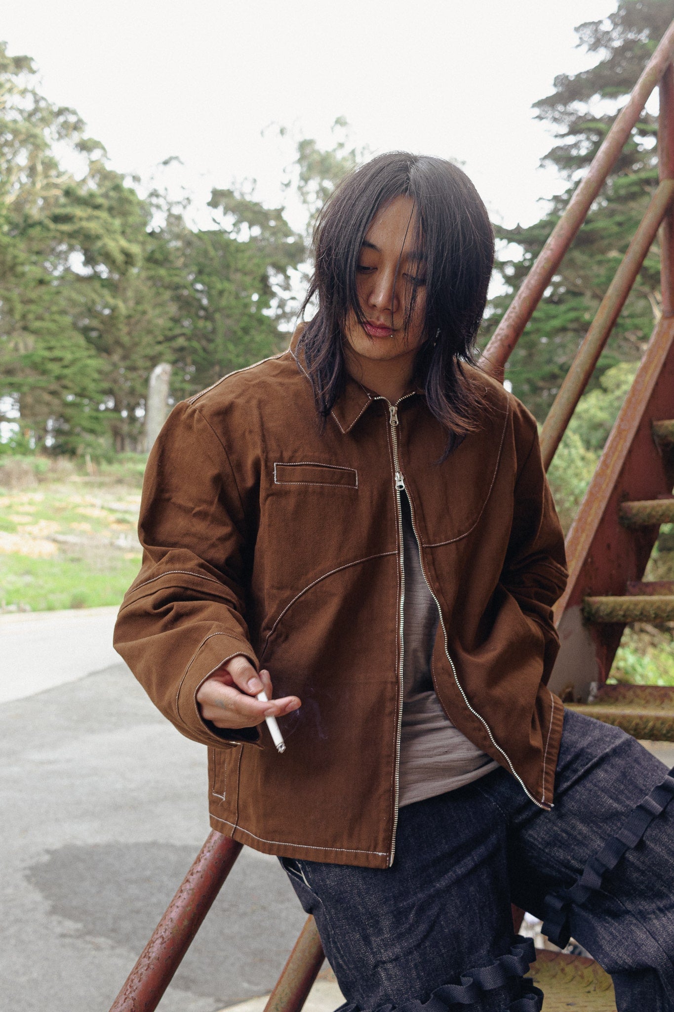 Frequency Modular Jacket in Brown | Unsettle
