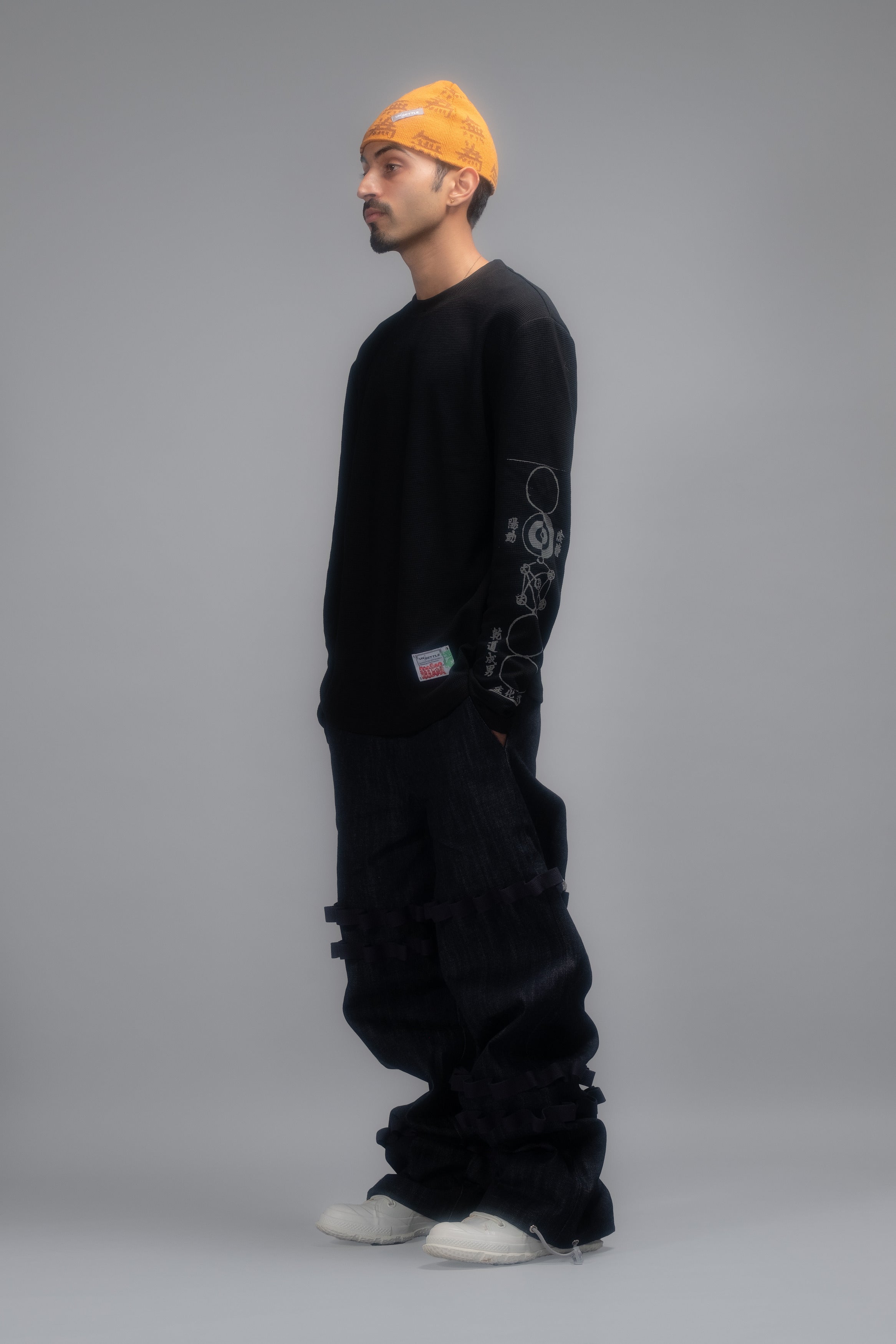 Taijitu Waffle Knit Long Sleeve Shirt | Unsettle