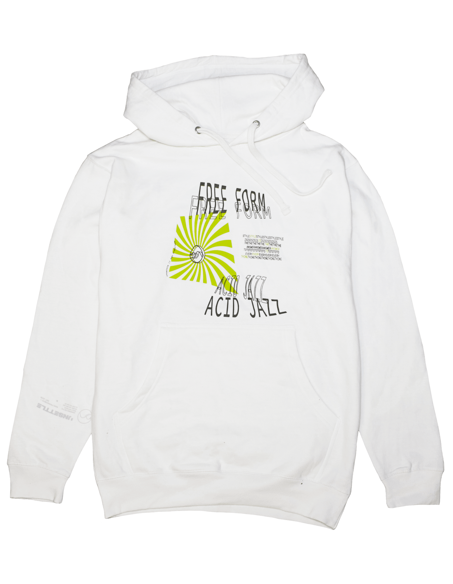 Acid Jazz Hoodie | White